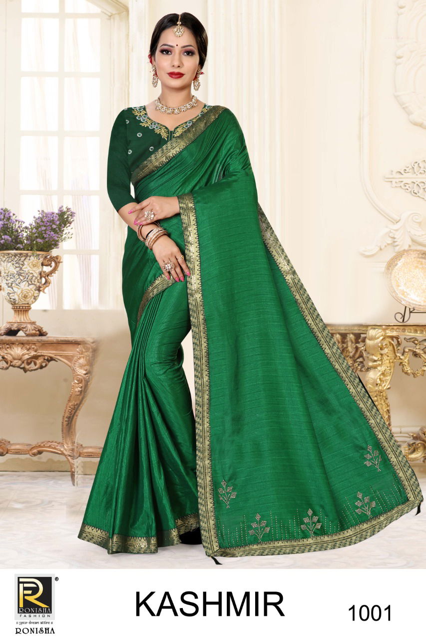 Ronisha Kashmir New Exclusive Wear Silk Latest Designer Saree Collection